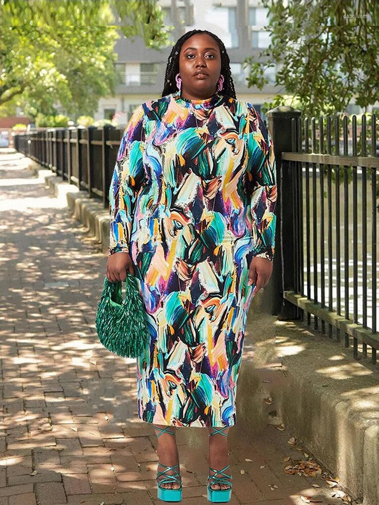 Plus Size Dresses Elegant Casual Women Wild Print Fall Clothing Long Sleeve Female Dress Wholesale Drop, Green
Plus Size Dresses Elegant Casual Women Wild Print Fall Clothing Long Sleeve Female Dress Wholesale Drop, Green