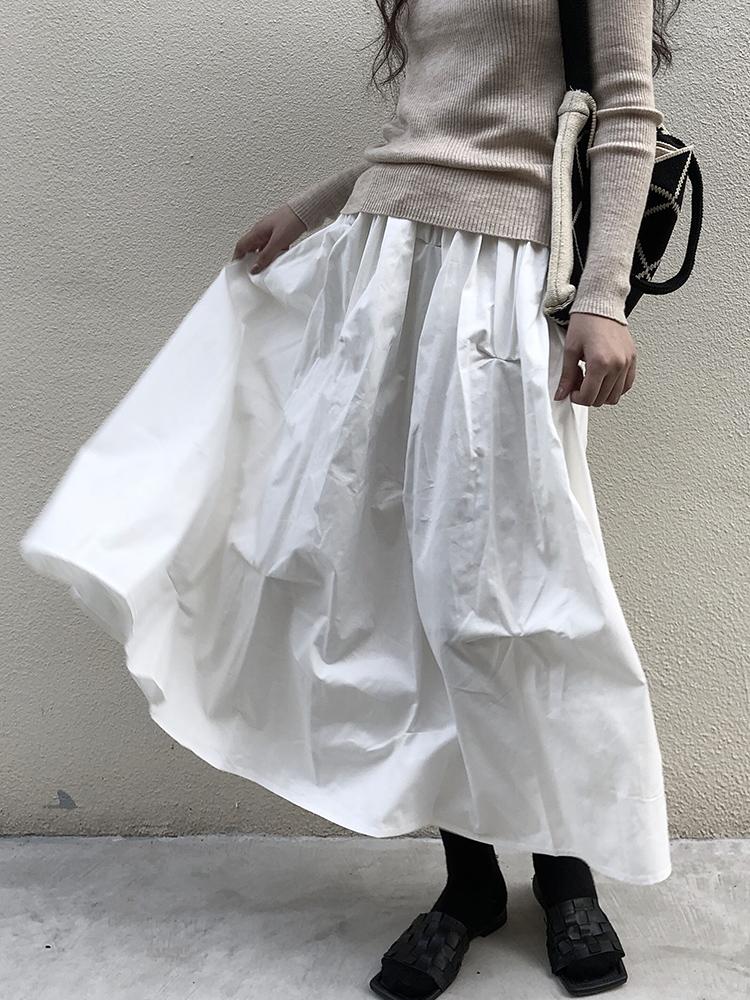 Skirts Women' A-Word Black Skirt Winter With Sweater Autumn Pleated And White
Skirts Women' A-Word Black Skirt Winter With Sweater Autumn Pleated And White