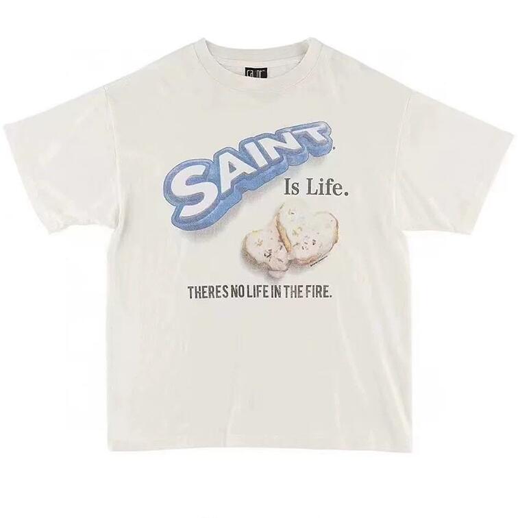 Quality Men's Plus Tees Women Summer T Shirt Letter Vintage Print Vintage Short Sleeve