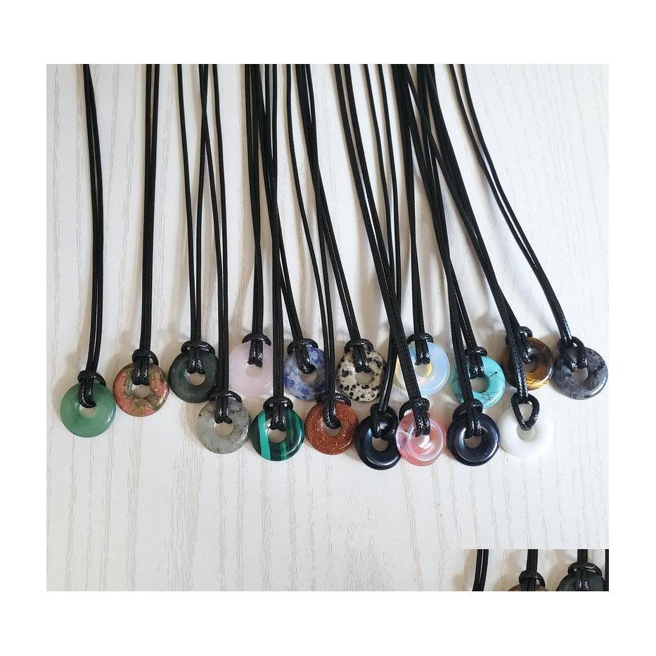 Pendant Necklaces 18Mm Gogo Donut Natural Agate Rose Quartz Crystal Stone Bead Round Big Hole Simple Stylish Necklac Sexyhanz Drop D Dhdrr
Pendant Necklaces 18Mm Gogo Donut Natural Agate Rose Quartz Crystal Stone Bead Round Big Hole Simple Stylish Necklac Sexyhanz Drop D Dhdrr