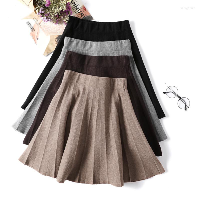 Skirts A Line Knit Skirt Women Autumn Winter High Waist Short Umbrella Pleated Ladies Elastic Mini Female, Black
Skirts A Line Knit Skirt Women Autumn Winter High Waist Short Umbrella Pleated Ladies Elastic Mini Female, Black