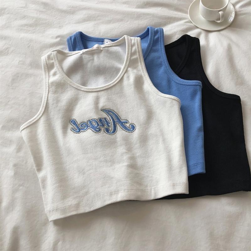 Camisoles & Tanks Crop Top Women Solid Basic T-shirts Vest Seamless Streetwear Elastic Rib-Knit Sleeveless Casual Tank Tops Female, White top
Camisoles & Tanks Crop Top Women Solid Basic T-shirts Vest Seamless Streetwear Elastic Rib-Knit Sleeveless Casual Tank Tops Female, White top