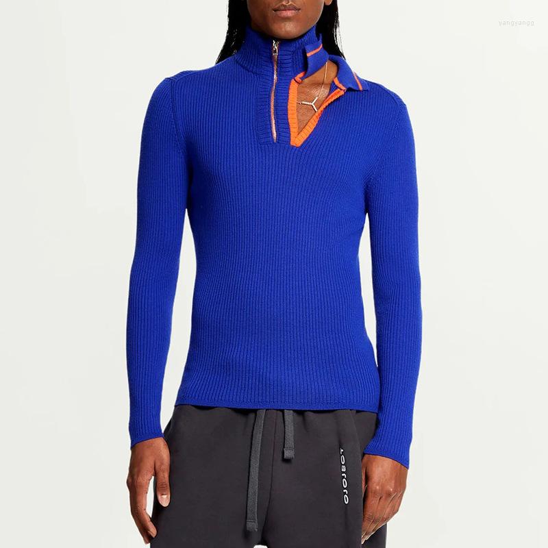 Men' Sweaters Fashion Irregular Hollow Out Knitted Tops Men Autumn Casual Solid Color Slim Fit 2023 Spring Mens Clothes Trend Sweater, 01 blue
Men' Sweaters Fashion Irregular Hollow Out Knitted Tops Men Autumn Casual Solid Color Slim Fit 2023 Spring Mens Clothes Trend Sweater, 01 blue