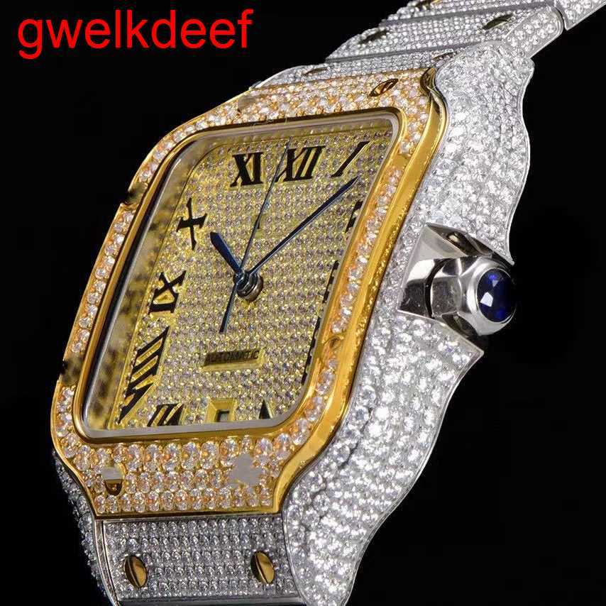 Wristwatches Luxury Custom Bling Iced Out Watches White Gold Plated Moiss anite Diamond Watchess 5A high quality replication Mechanical 8GYX
Wristwatches Luxury Custom Bling Iced Out Watches White Gold Plated Moiss anite Diamond Watchess 5A high quality replication Mechanical 8GYX