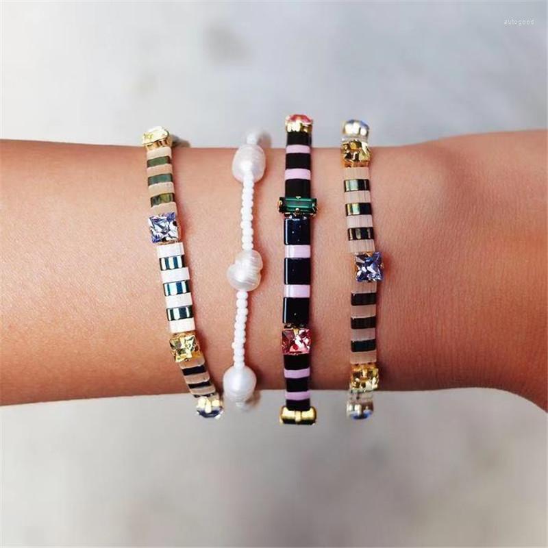 Strand Handmade Bracelet Plexiglass Crystal Luxury Inlaid Beaded Girls Women Frendship Jewelry 2023 Style
Strand Handmade Bracelet Plexiglass Crystal Luxury Inlaid Beaded Girls Women Frendship Jewelry 2023 Style