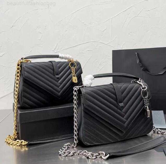 Evening Bags Shoulder Bags Designers Gold Silver Chain Envelope Bags Purses Womens Fashion Y Type Quilted Lattice Crossbody Bag Genuine Leather Flap Handbags
