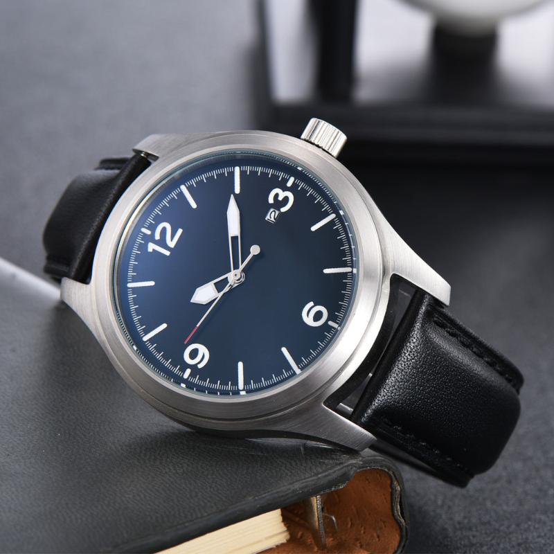 Wristwatches Date Sterile Dial Automatic Men Watch MINGZHU 2813 Movement Leather Band, Black strap
Wristwatches Date Sterile Dial Automatic Men Watch MINGZHU 2813 Movement Leather Band, Black strap