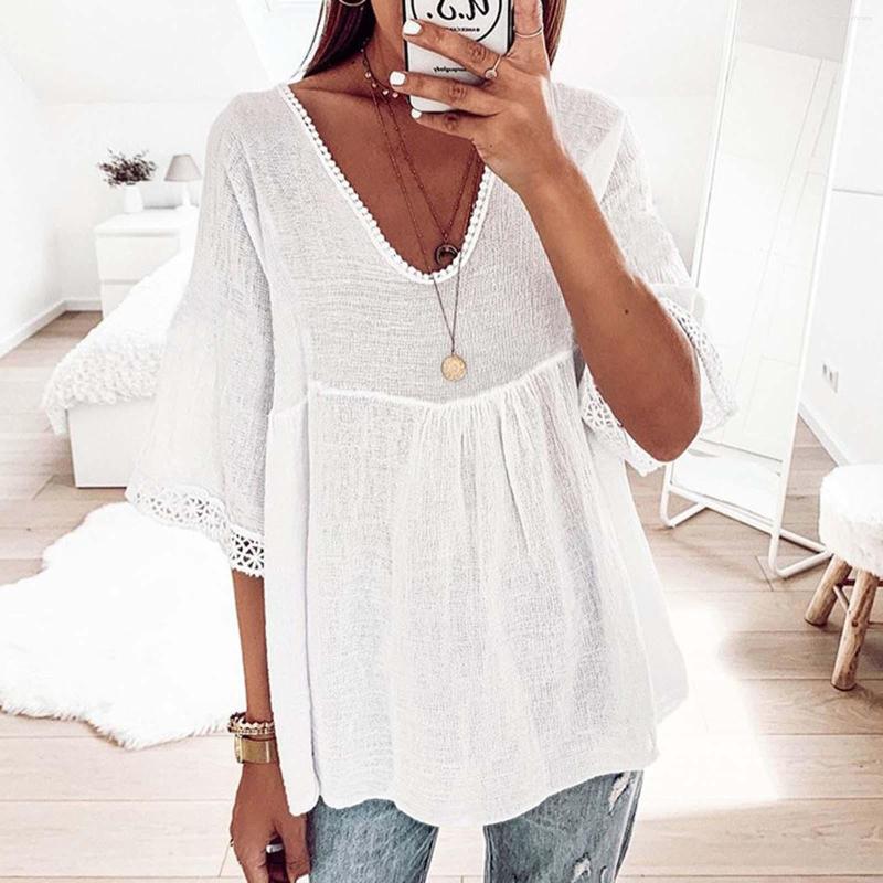 Women's T Shirts Long Sleeve For Women Cotton Blouse Lace Short Five-Quarter Shirt Stitching Women's Work Tops, Black
Women's T Shirts Long Sleeve For Women Cotton Blouse Lace Short Five-Quarter Shirt Stitching Women's Work Tops, Black