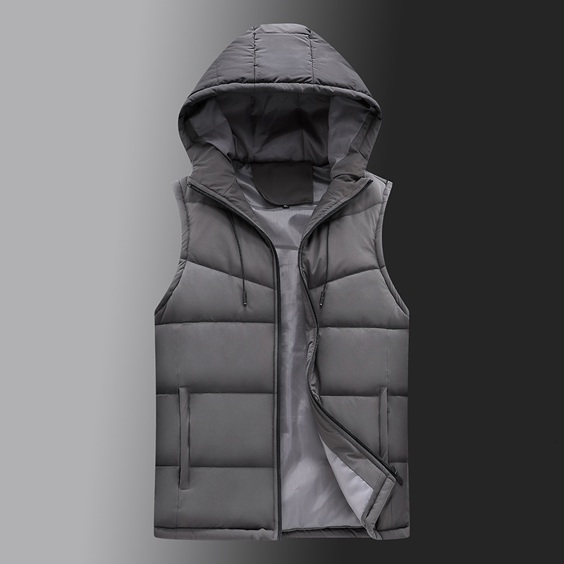 Men's Vests -selling Mens Winter Vest Warm Hooded Vest Men Casual Waistcoat Sleeveless Jackets Men Thicken Parkas 6XL 230217, Gray
Men's Vests -selling Mens Winter Vest Warm Hooded Vest Men Casual Waistcoat Sleeveless Jackets Men Thicken Parkas 6XL 230217, Gray