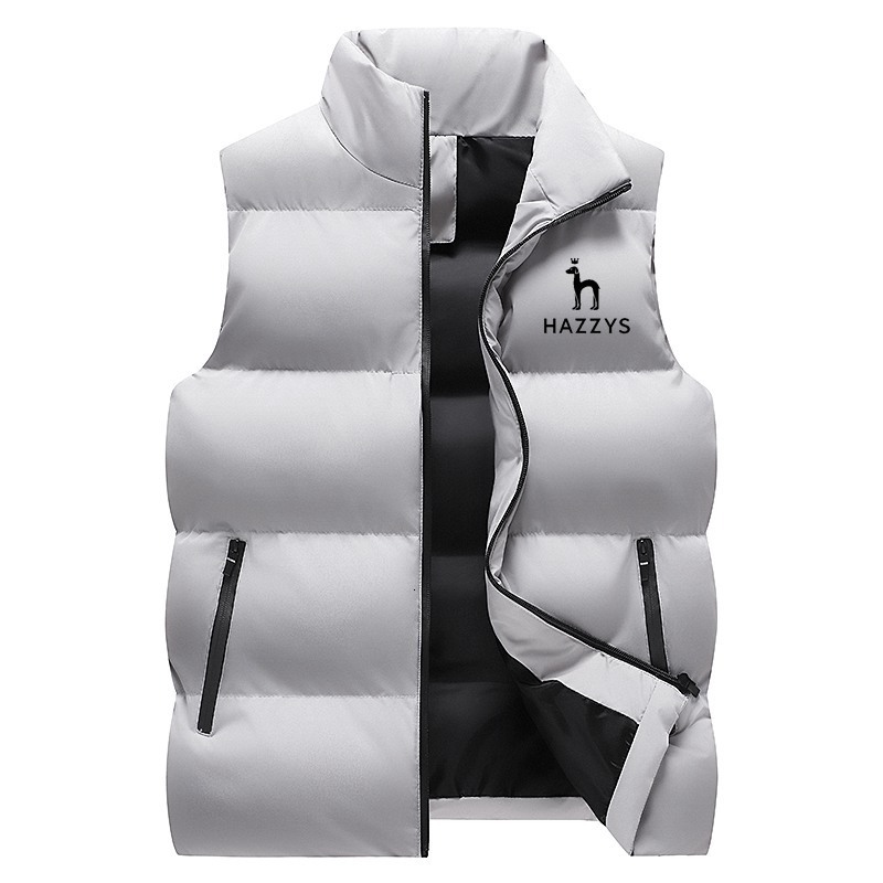 Men's Vests Men' Sleeveless Vest Jackets Winter Fashion Male Cotton-Padded Vest Coats Men Stand Collar Warm Waistcoats Clothing 5XL 230217