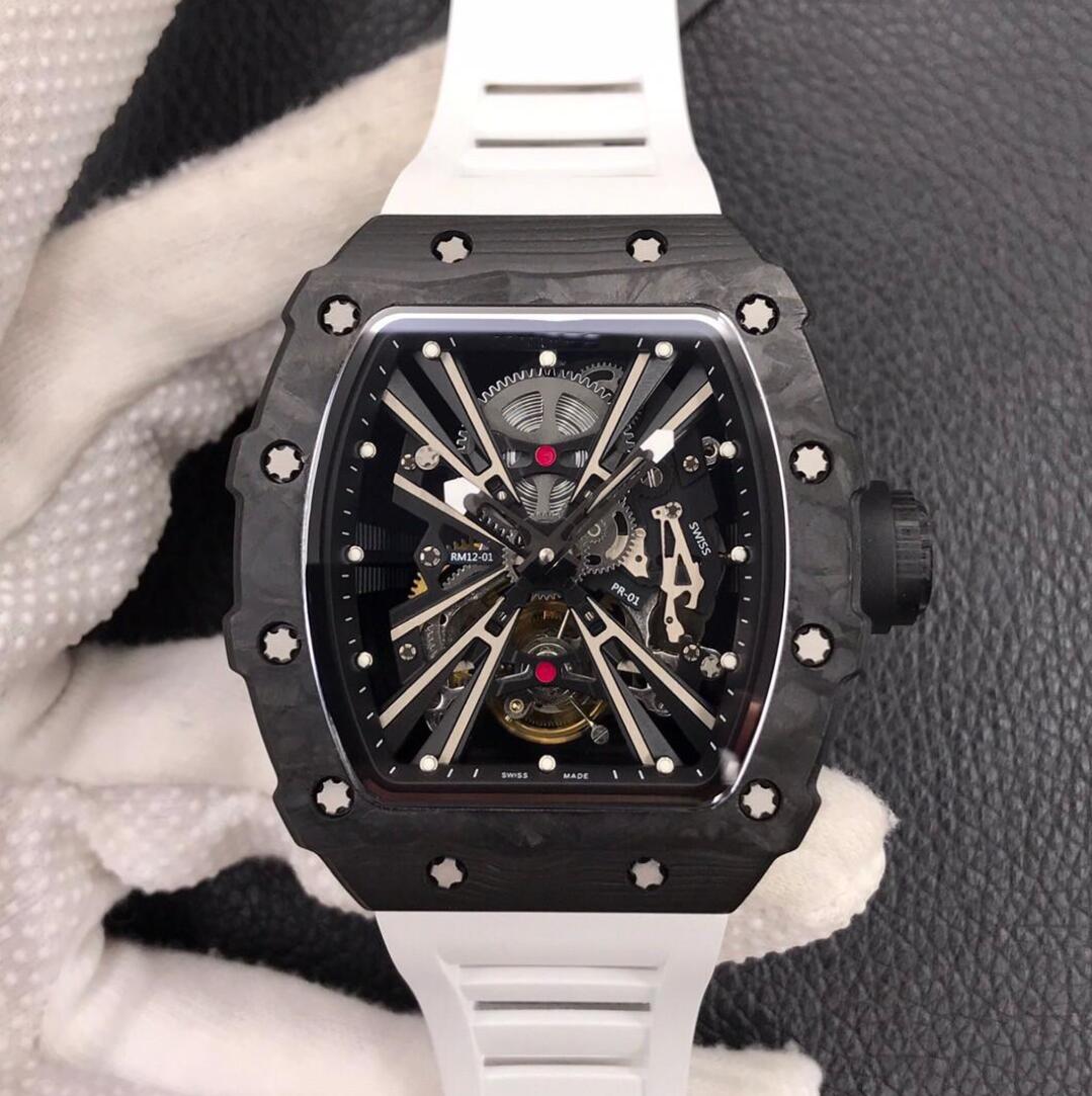MEN Watch rm12-01NTPT True Tourbillon Manual chain movement RM055 Ceramic case Sapphire glass mirror natural rubber strap
MEN Watch rm12-01NTPT True Tourbillon Manual chain movement RM055 Ceramic case Sapphire glass mirror natural rubber strap