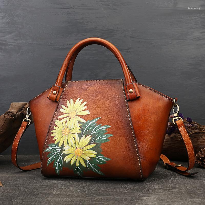 Evening Bags Women's Bag Retro Hand-painted Handbag Leather Tote Baotou Layer Cowhide Dumpling Fashion Luxury Designer Purses Handbags, Gray
Evening Bags Women's Bag Retro Hand-painted Handbag Leather Tote Baotou Layer Cowhide Dumpling Fashion Luxury Designer Purses Handbags, Gray