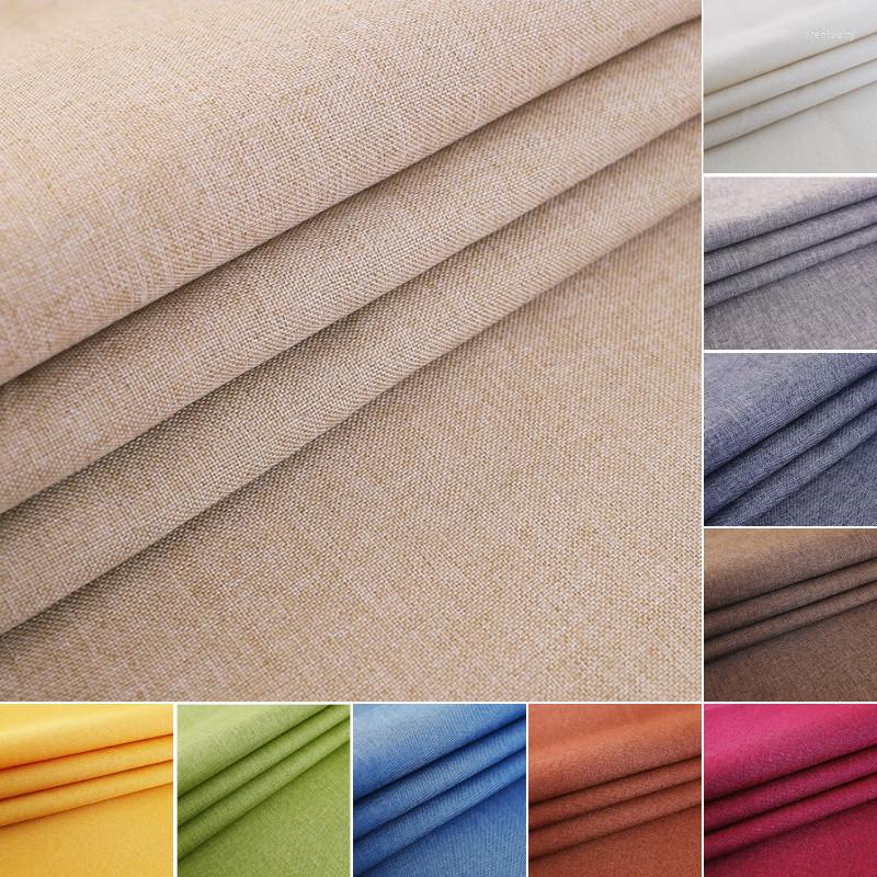 Clothing Fabric Solid Plain Thin Furniture Upholstery Linen Polyester For Sofa Cover Curtain Sewing Material Textile Cloth
Clothing Fabric Solid Plain Thin Furniture Upholstery Linen Polyester For Sofa Cover Curtain Sewing Material Textile Cloth