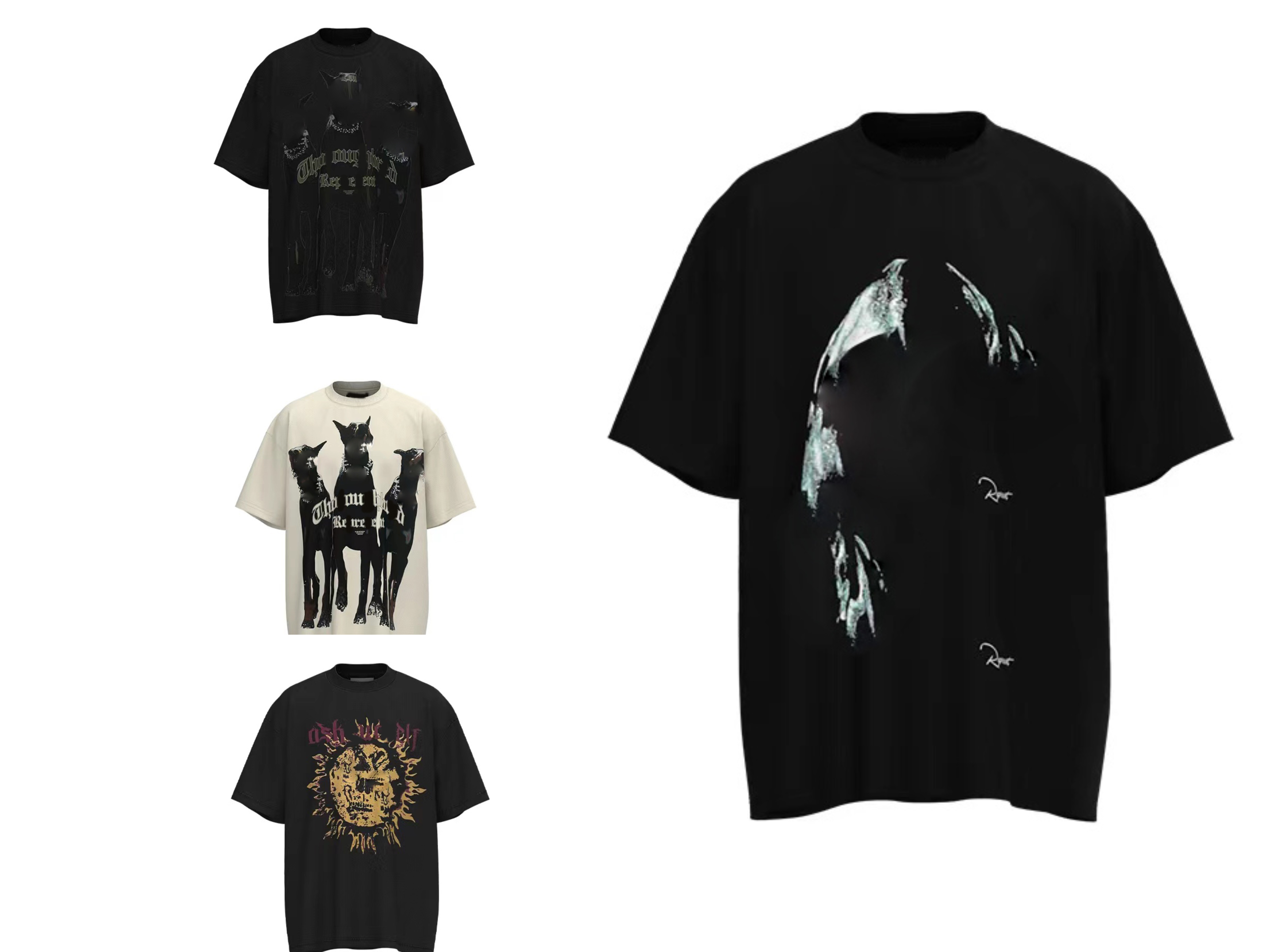 Designer brand Men's T-Shirts chest 3D pattern printing European and American fashion casual short sleeve luxury hip-hop street couple dress large size M-XXXL
Designer brand Men's T-Shirts chest 3D pattern printing European and American fashion casual short sleeve luxury hip-hop street couple dress large size M-XXXL