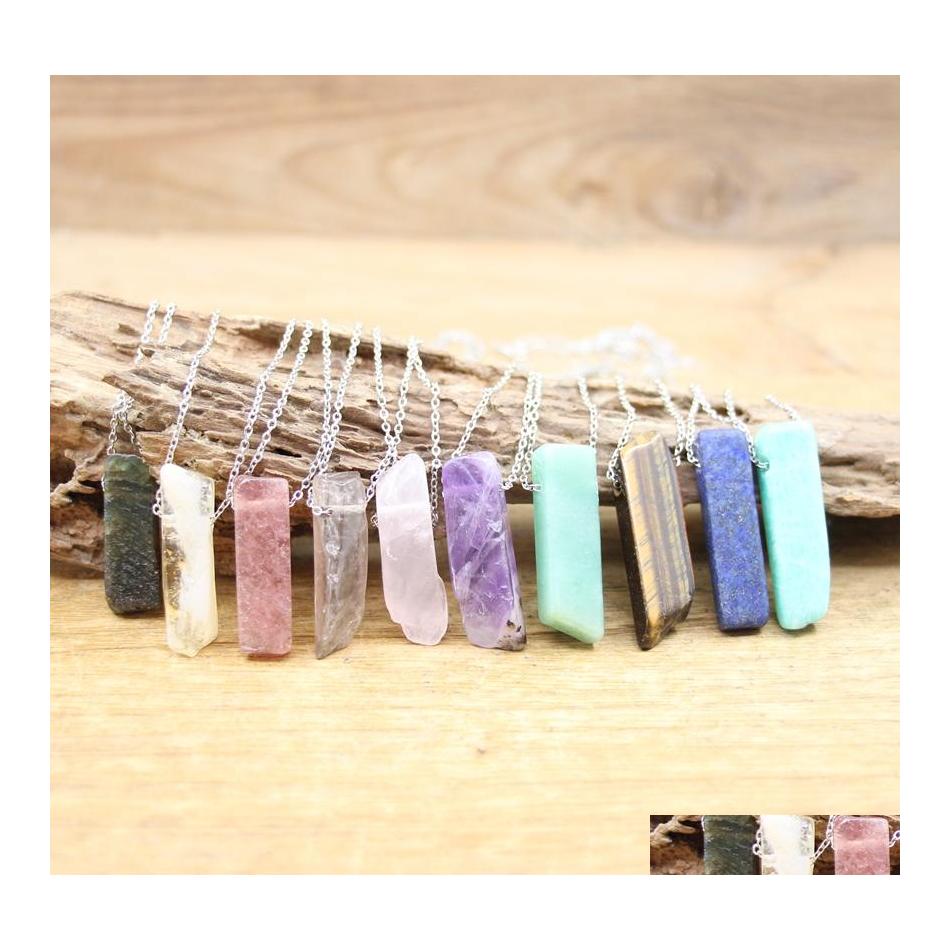 Pendant Necklaces Stainless Chains Stone Silce Slab Pendants Healing Crystal Reiki Natural Smoky Rose Quartz Citrines Gems Necklace Dhxnt
Pendant Necklaces Stainless Chains Stone Silce Slab Pendants Healing Crystal Reiki Natural Smoky Rose Quartz Citrines Gems Necklace Dhxnt
