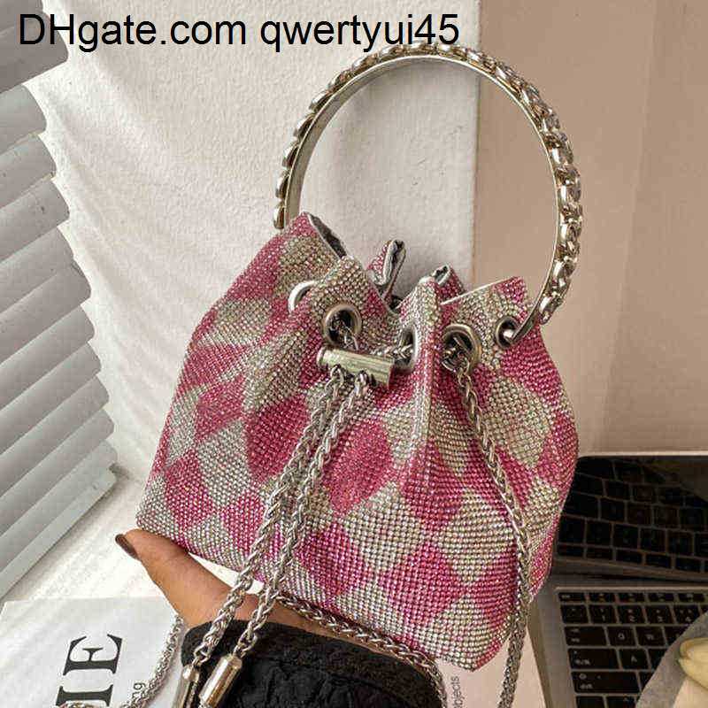 qwertyui45 Shoulder Bags Brand Women Small Handbag Female Drawstring Bucket Bags Shoulder Bag Ladies Bling Diamond Mini Chain Handbag Evening Clutch 021723H, Hot pink
qwertyui45 Shoulder Bags Brand Women Small Handbag Female Drawstring Bucket Bags Shoulder Bag Ladies Bling Diamond Mini Chain Handbag Evening Clutch 021723H, Hot pink