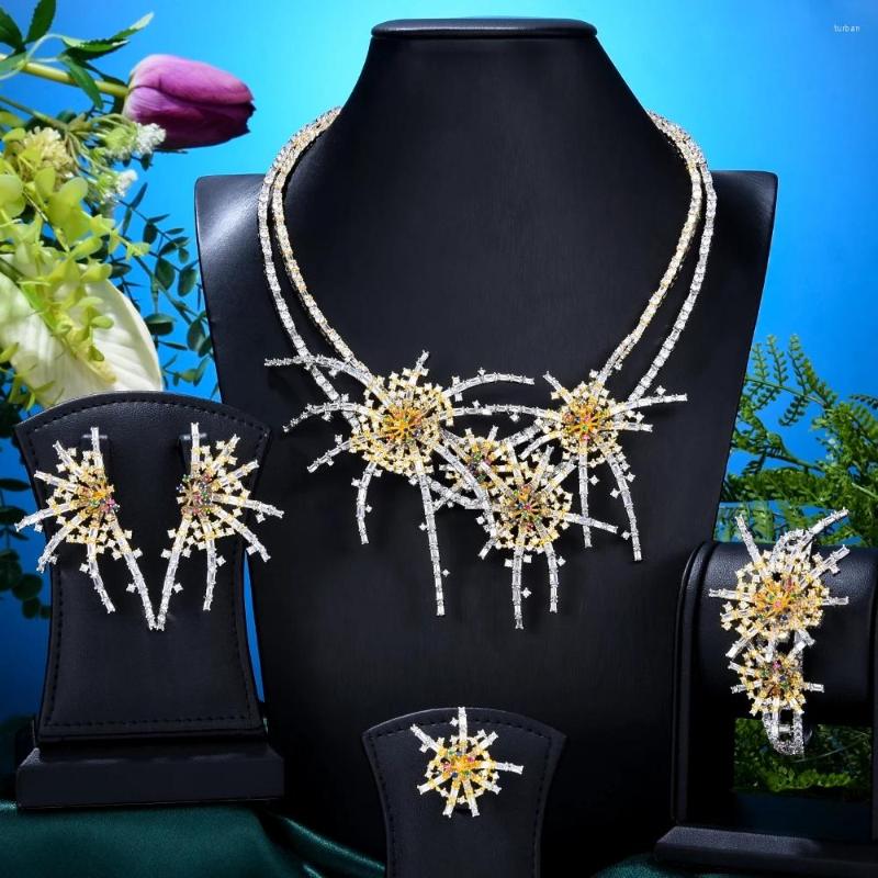 Necklace Earrings Set Soramoore Original Trendy Luxury Gorgeous Bangle Ring For Women Ladies Girl Gift Bridal Jewelry, Picture shown
Necklace Earrings Set Soramoore Original Trendy Luxury Gorgeous Bangle Ring For Women Ladies Girl Gift Bridal Jewelry, Picture shown