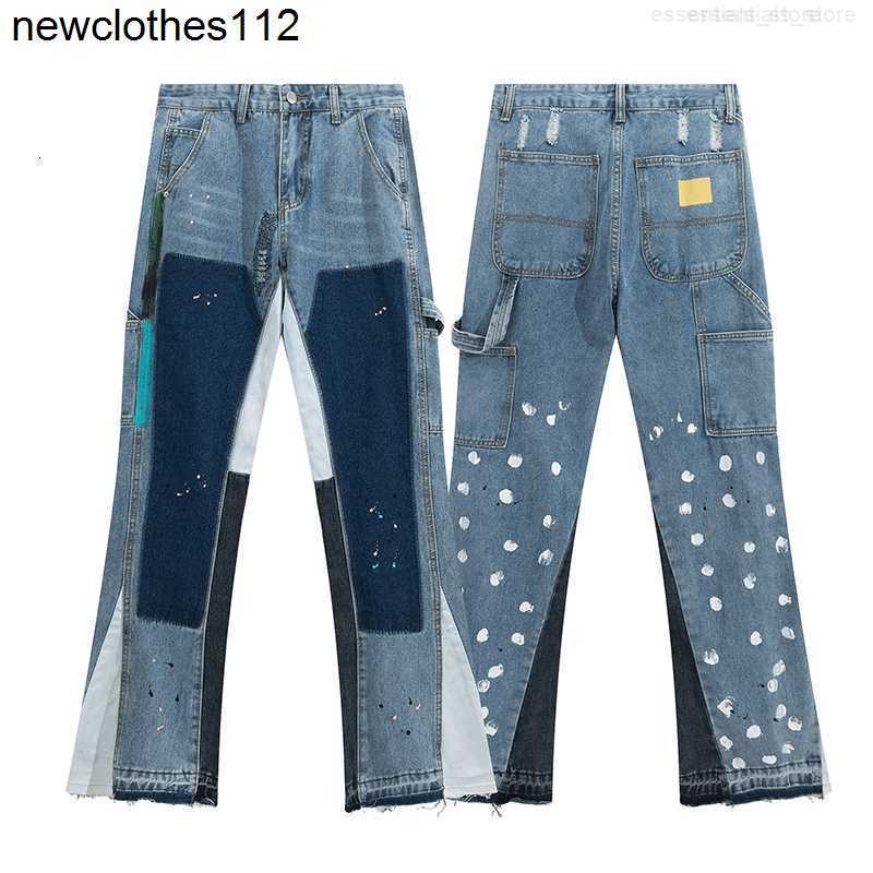 Men' Pants Fashion Galleryes Casual Dept Patchwork Jeans Women' Street Splashing Washing Micro, Blue
Men' Pants Fashion Galleryes Casual Dept Patchwork Jeans Women' Street Splashing Washing Micro, Blue