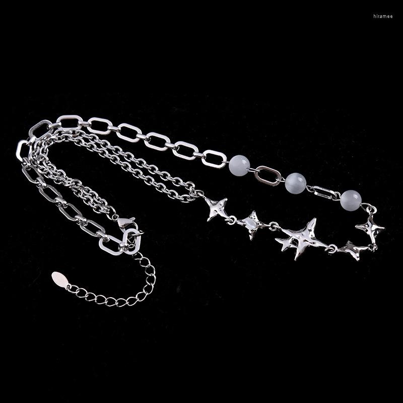 Chains Exquisite Temperament Star Cross Choker Necklaces For Women Female Party Anniversary Neck Chain Korean Trendy Jewelry 
Chains Exquisite Temperament Star Cross Choker Necklaces For Women Female Party Anniversary Neck Chain Korean Trendy Jewelry