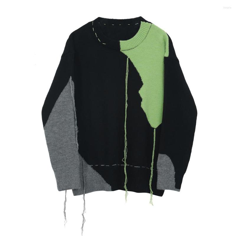 Women's Sweaters Knitted Sweater Women's Long-sleeve Pullover Fashion Casual Loose Stitching Street Style Autumn Winter, Green
Women's Sweaters Knitted Sweater Women's Long-sleeve Pullover Fashion Casual Loose Stitching Street Style Autumn Winter, Green