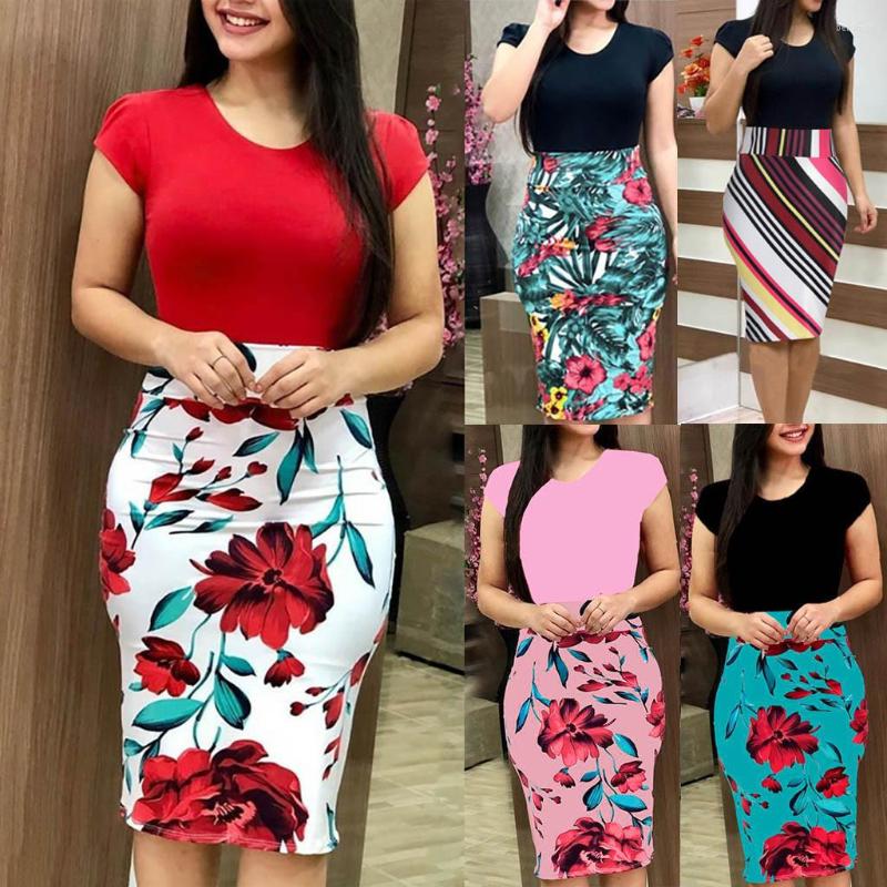Casual Dresses Splicing Dress O-Neck Printing Buttock Flower Sexy Short Women Fashion Sleeve Women' Cotton Summer Wrap, Black
Casual Dresses Splicing Dress O-Neck Printing Buttock Flower Sexy Short Women Fashion Sleeve Women' Cotton Summer Wrap, Black