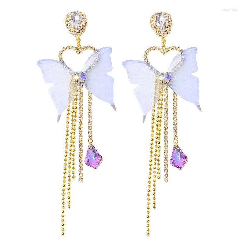 Stud Earrings Blue Butterfly Tassel Long Love Women's Light Luxury Temperament Fashion All-match Jewelry Gift Trend
Stud Earrings Blue Butterfly Tassel Long Love Women's Light Luxury Temperament Fashion All-match Jewelry Gift Trend