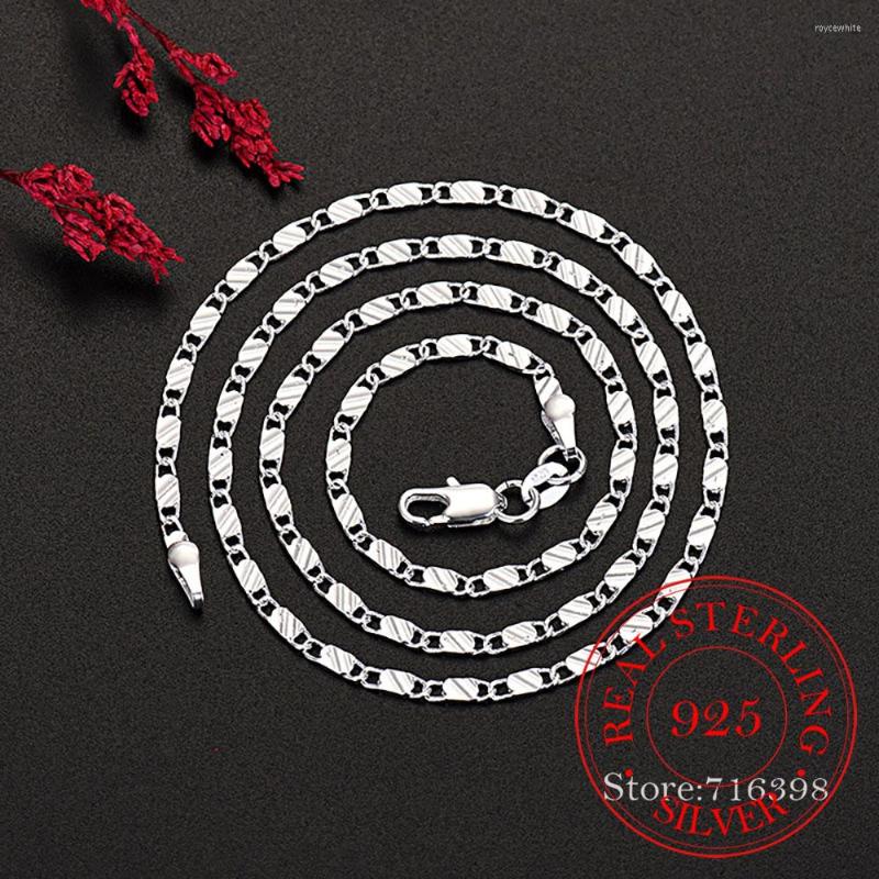 Chains Arrival 2.3MM 16inch-30inch Chain Necklaces Fine Men Jewelry 925 Sterling Silver Necklace Colar For Women Party Gift
Chains Arrival 2.3MM 16inch-30inch Chain Necklaces Fine Men Jewelry 925 Sterling Silver Necklace Colar For Women Party Gift