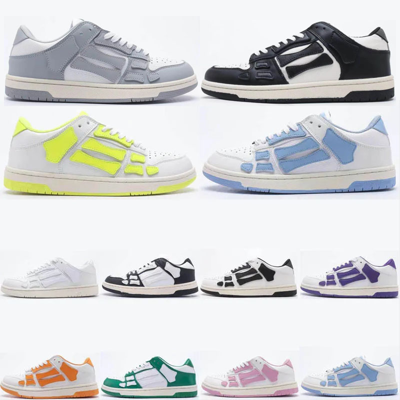 Sneakers Running Shoes Amiri Skel Top Low Sneaker triple white lime Black grey green orange lilac purple khaki red women men Retro Sports Amiris Trainers
Sneakers Running Shoes Amiri Skel Top Low Sneaker triple white lime Black grey green orange lilac purple khaki red women men Retro Sports Amiris Trainers