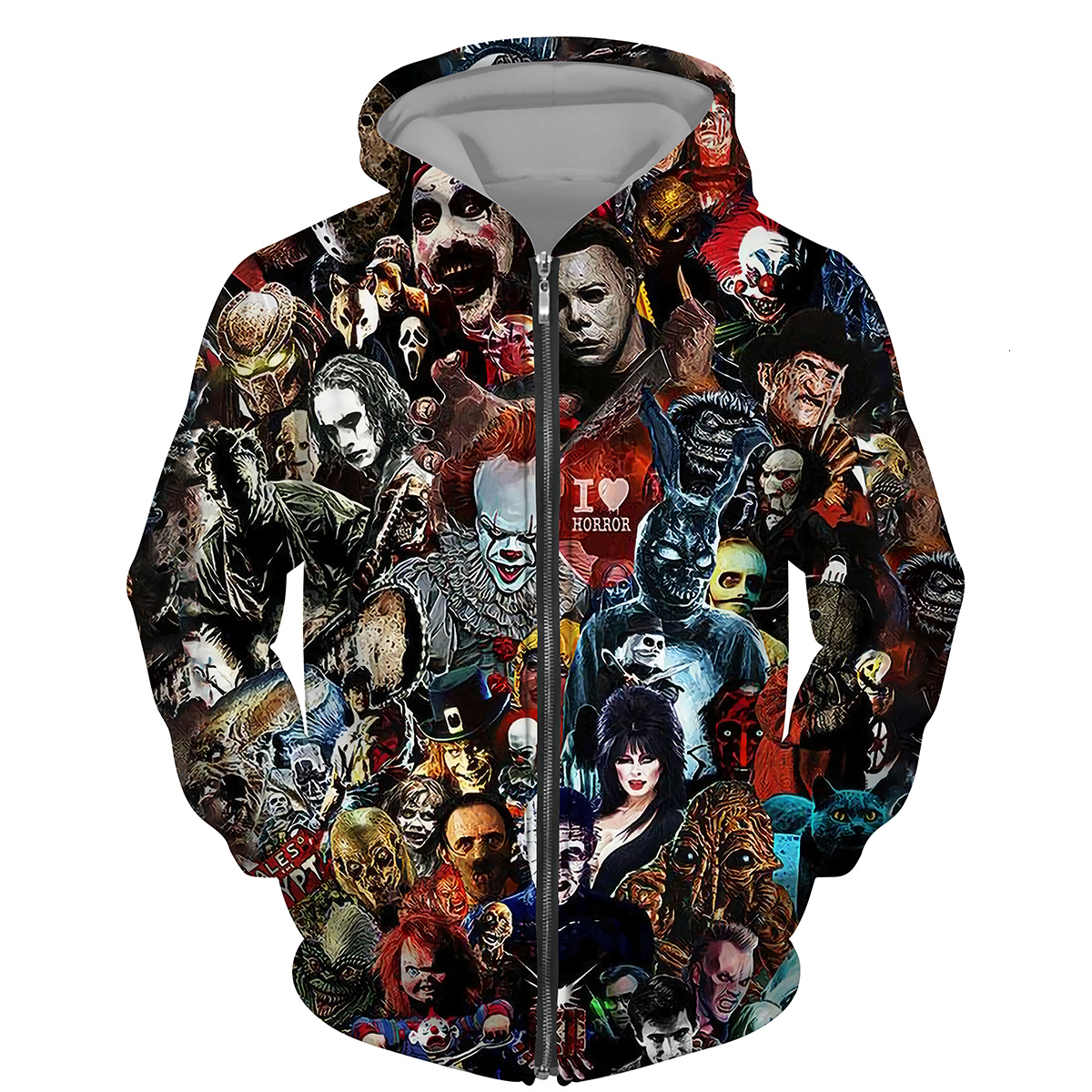 Men's Tracksuits Horror The Clown 3D Printed Zipper Hoodies MenWomen Halloween Party Cosplay Sweatshirt Hoody Clothing Thin Hooded Jackets 230217, Zippers-2
Men's Tracksuits Horror The Clown 3D Printed Zipper Hoodies MenWomen Halloween Party Cosplay Sweatshirt Hoody Clothing Thin Hooded Jackets 230217, Zippers-2