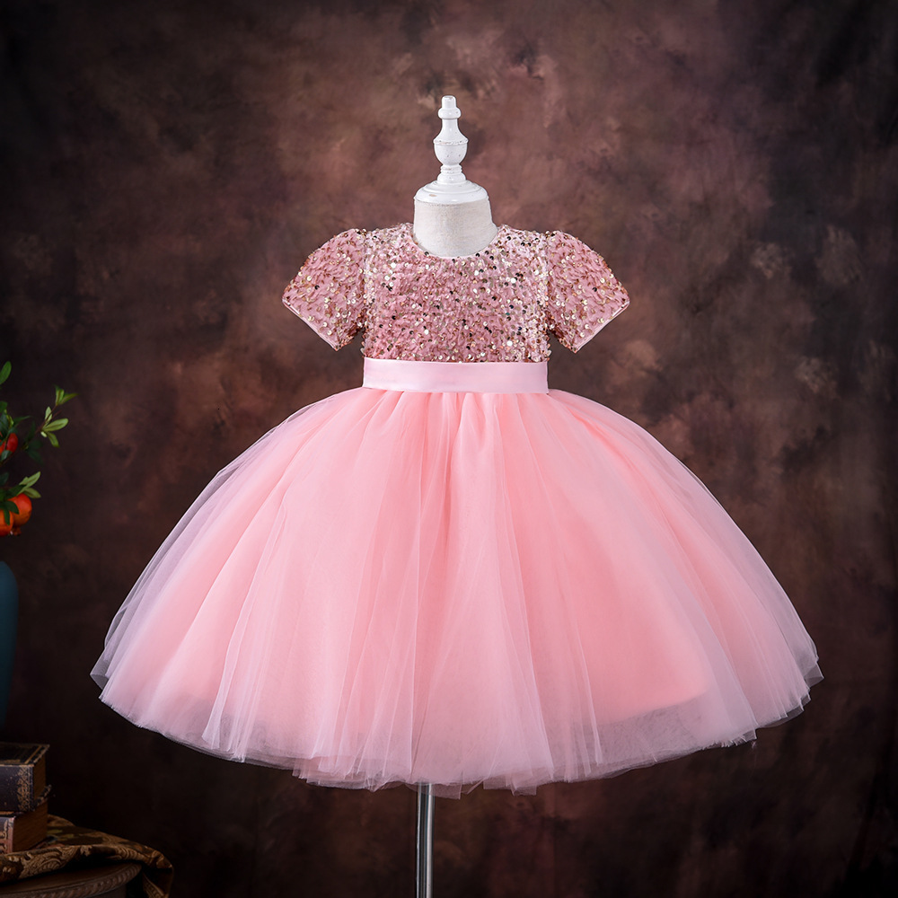 Girls Dresses Wedding Dress For Kids 38 Years Sequin Lace Tulle Princess Tutu Children Elegant Party Evening Formal Communion Prom Gown 230217, Purple-1
Girls Dresses Wedding Dress For Kids 38 Years Sequin Lace Tulle Princess Tutu Children Elegant Party Evening Formal Communion Prom Gown 230217, Purple-1