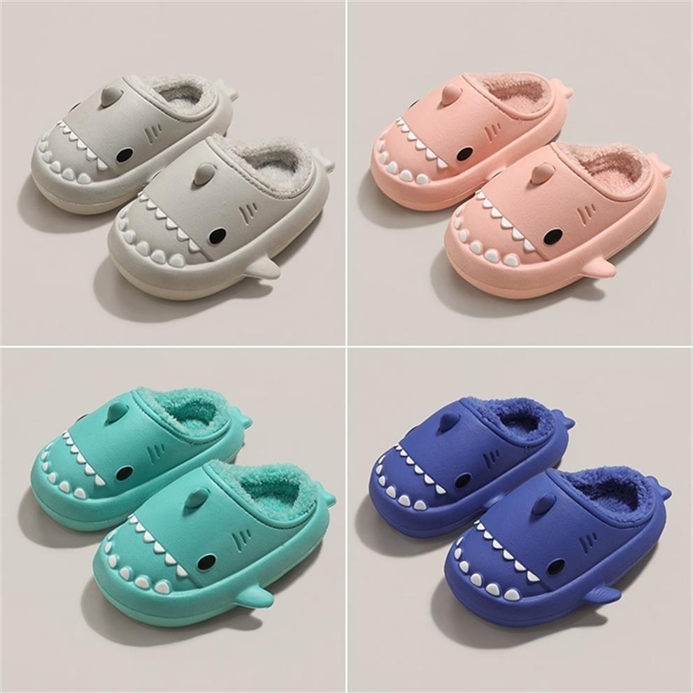Toddler Little Kid Warm Winter Slippers Cute Cartoon Shark Cotton Shoes Children Waterproof EVA Furry Lining Slides Girls Boys 220311S, Gray
Toddler Little Kid Warm Winter Slippers Cute Cartoon Shark Cotton Shoes Children Waterproof EVA Furry Lining Slides Girls Boys 220311S, Gray