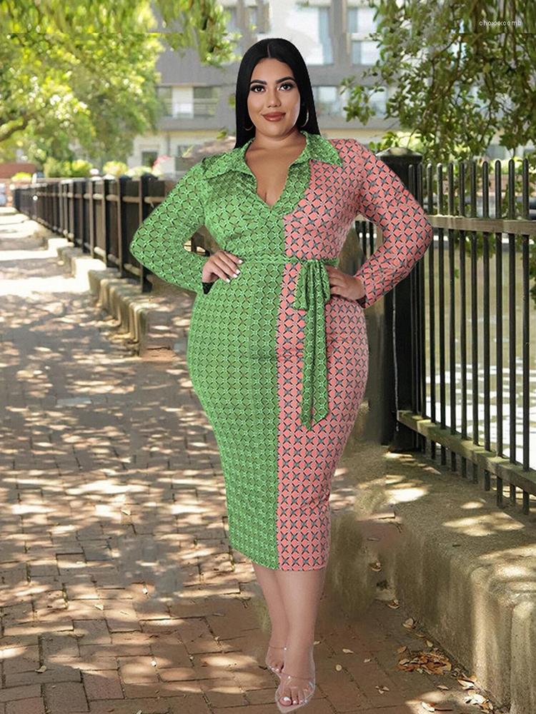 Plus Size Dresses Clothes Chic And Elegant Woman Dress Sleev With Belt Casual Polo Shirt Wholesale Bulk Drop, Blue
Plus Size Dresses Clothes Chic And Elegant Woman Dress Sleev With Belt Casual Polo Shirt Wholesale Bulk Drop, Blue