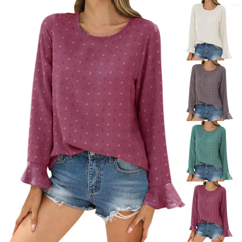 Women's Blouses Womens Crew Neck Chiffon Bell Long Sleeve Tops For Women Causal Loose Shirt Tunic, White
Women's Blouses Womens Crew Neck Chiffon Bell Long Sleeve Tops For Women Causal Loose Shirt Tunic, White