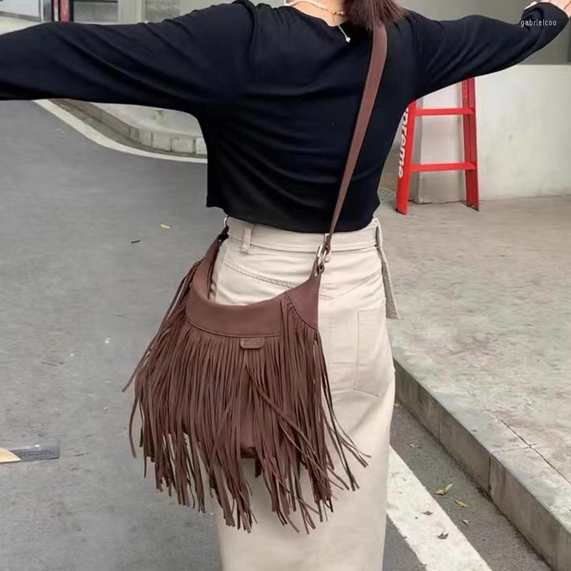Evening Bags Faux Suede Leather Gypsy Boho Bag Women Shoulder Crossbody Vintage Messenger Fringe Tassel Bohemian Handbag For Lady, Auburn
Evening Bags Faux Suede Leather Gypsy Boho Bag Women Shoulder Crossbody Vintage Messenger Fringe Tassel Bohemian Handbag For Lady, Auburn