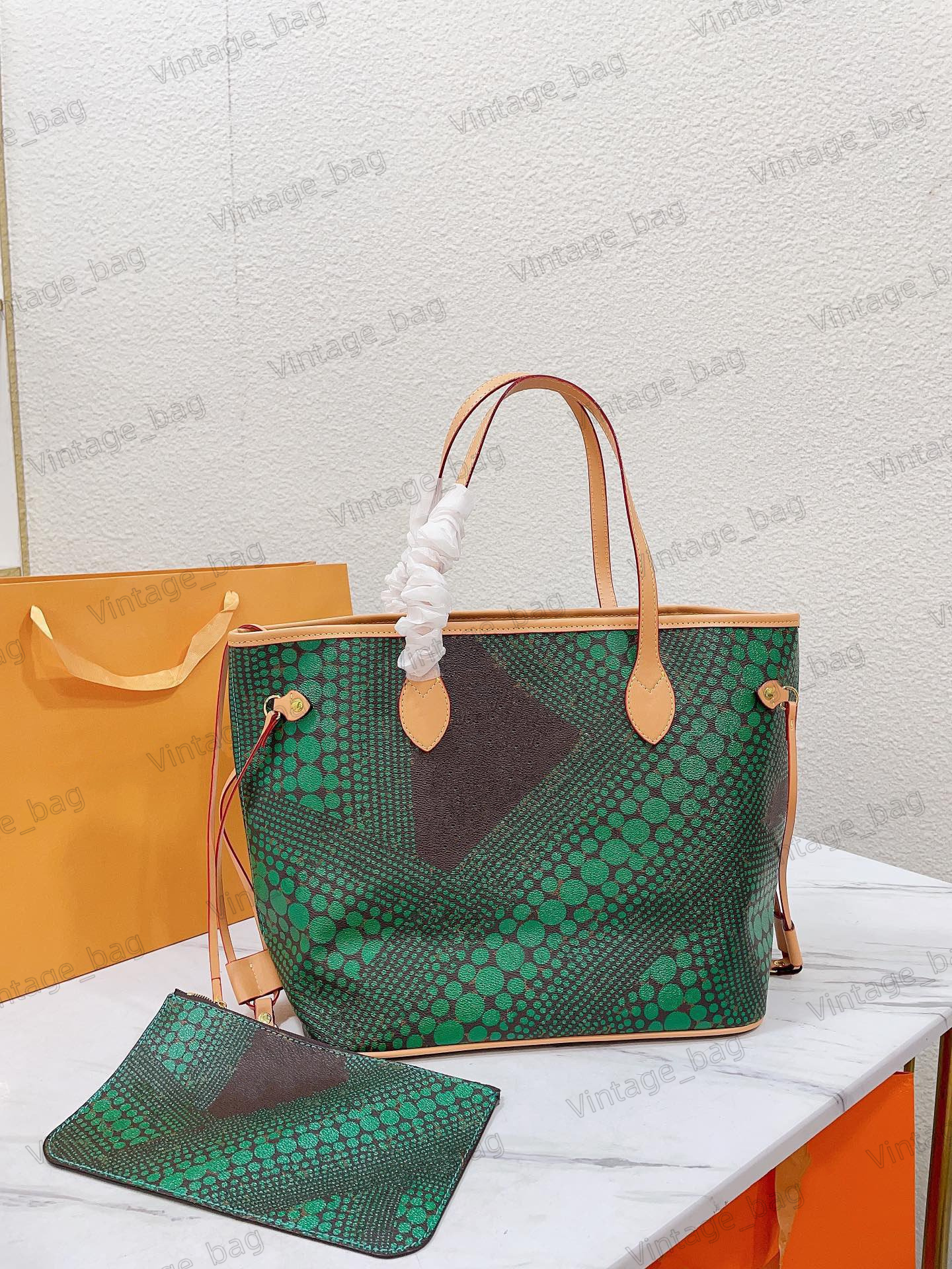 Never MM Full Handbag Women Colorful Dots Stylish Tote Handle Shoulder Bag Composite Bag with Pouch Shopping Coin Purse 2 pcs/set Hobo Bags
Never MM Full Handbag Women Colorful Dots Stylish Tote Handle Shoulder Bag Composite Bag with Pouch Shopping Coin Purse 2 pcs/set Hobo Bags