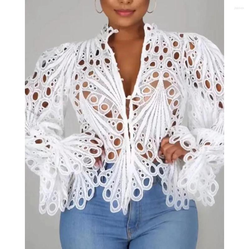 Women' Blouses Sexy Women Plain Eyelet Embroidery Button Front Top 2023 Femme Casual Bell Sleeve Cut Out V Neck Blouse Lady Outfits, Black
Women' Blouses Sexy Women Plain Eyelet Embroidery Button Front Top 2023 Femme Casual Bell Sleeve Cut Out V Neck Blouse Lady Outfits, Black