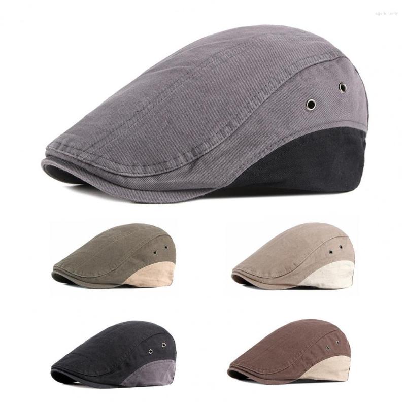 Berets Spring Autumn Men Beret Retro Patchwork Sboy Cap British Style Sun Protection Flat Hat Adjustable Solid Color Male, Black
Berets Spring Autumn Men Beret Retro Patchwork Sboy Cap British Style Sun Protection Flat Hat Adjustable Solid Color Male, Black