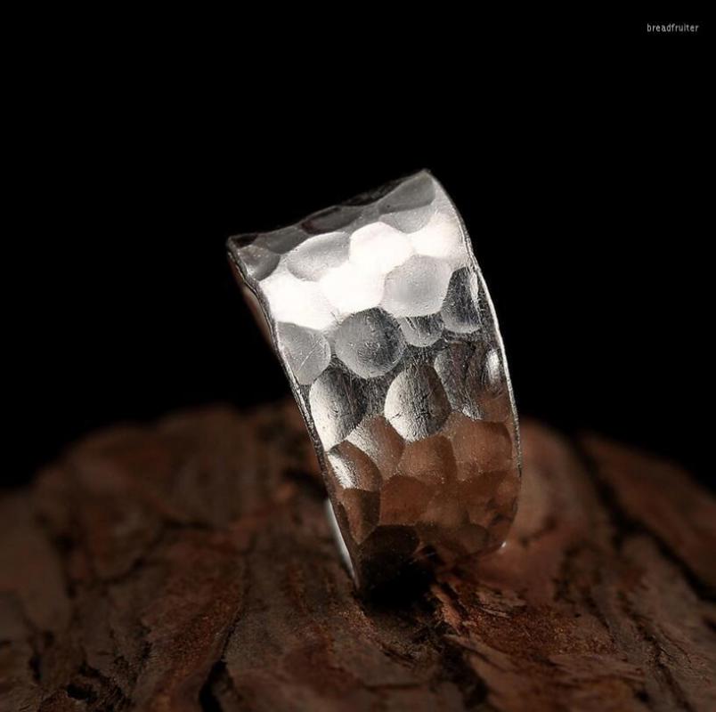 Cluster Rings S925 Sterling Silver Handmade Wide For Women With Hammering Trace Vintage Punk Style Simple Design Open Ring
Cluster Rings S925 Sterling Silver Handmade Wide For Women With Hammering Trace Vintage Punk Style Simple Design Open Ring