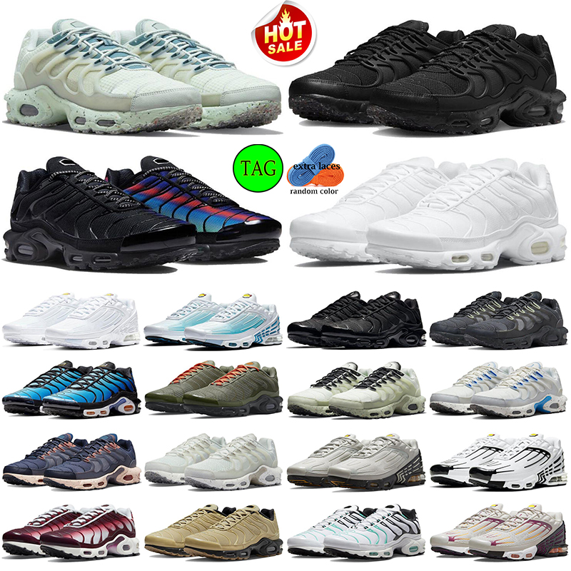 Tn Plus 3 Running Shoes Tns terrascape Triple Black University Blue Unity UNC Vibes Hyper Blue Golden Olive Rellective Crater Sail Glass Mens Trainer Sports Sneakers, #23 40-46
Tn Plus 3 Running Shoes Tns terrascape Triple Black University Blue Unity UNC Vibes Hyper Blue Golden Olive Rellective Crater Sail Glass Mens Trainer Sports Sneakers, #23 40-46