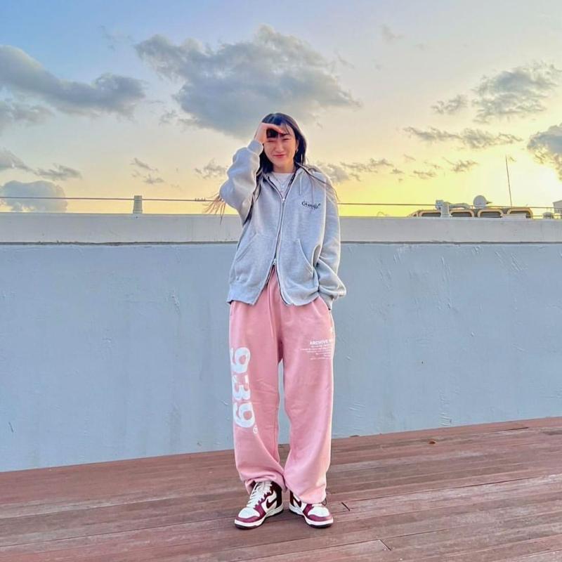 Womens Pants Korean Version Hip-hop High Street Loose Casual Womens Y2K Fashion Buttock Lifting Sports Long