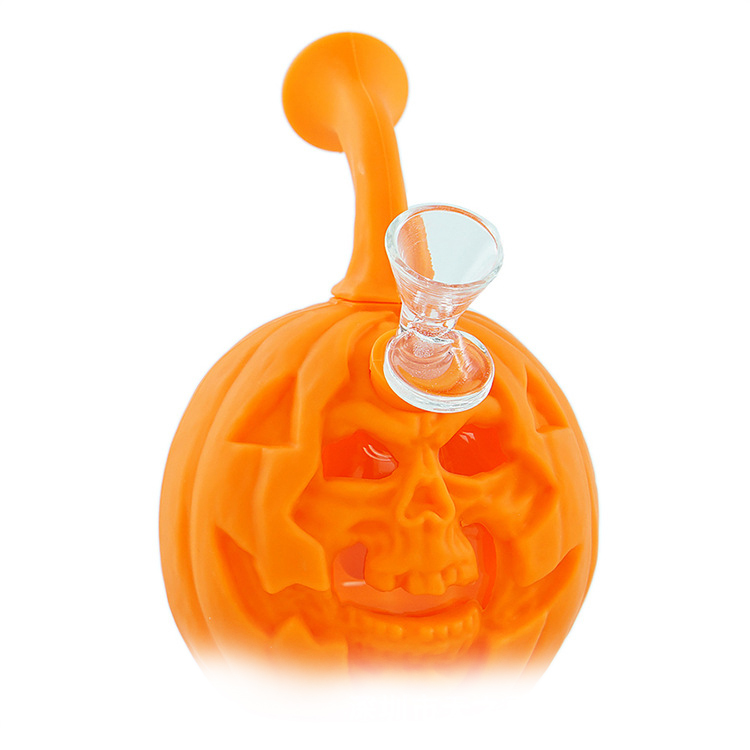 Hookahs Silicone Bongs Detachable Glass Bongs Pumpkin Shape Novelty Fun Style Water Pipes For Tobacco Dry Herb Smoking
Hookahs Silicone Bongs Detachable Glass Bongs Pumpkin Shape Novelty Fun Style Water Pipes For Tobacco Dry Herb Smoking
