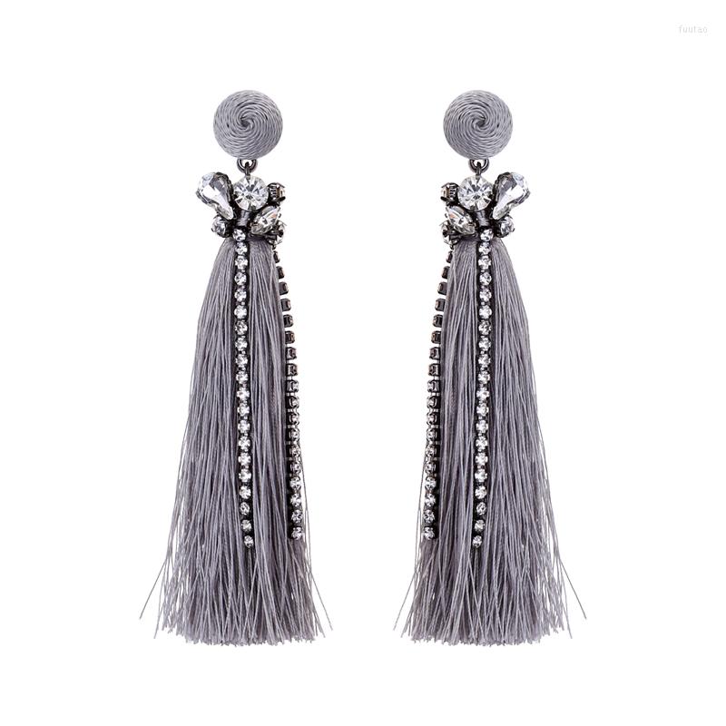 Dangle Earrings Bohemia Arrival Tassel Long Crystal Glass Cotton Earring For Women Ethnic Drop Handmade Appointment
Dangle Earrings Bohemia Arrival Tassel Long Crystal Glass Cotton Earring For Women Ethnic Drop Handmade Appointment
