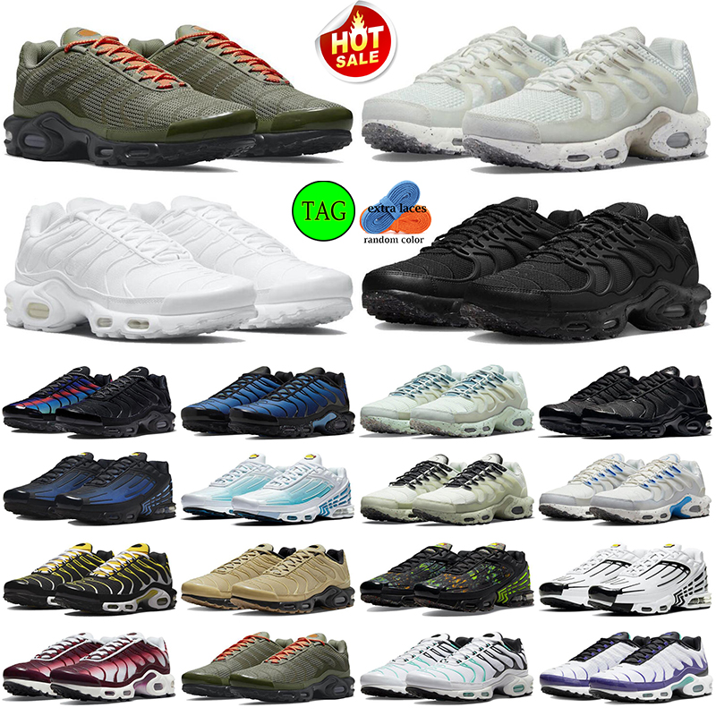 Men Women Running Shoes Tn Plus Tns terrascape Trple Black White University Blue Unity Hyper Blue UNC Vibes Black Limne Laser Blue Crater Mens Trainer Sports Sneakers, #25 40-46 
Men Women Running Shoes Tn Plus Tns terrascape Trple Black White University Blue Unity Hyper Blue UNC Vibes Black Limne Laser Blue Crater Mens Trainer Sports Sneakers, #25 40-46