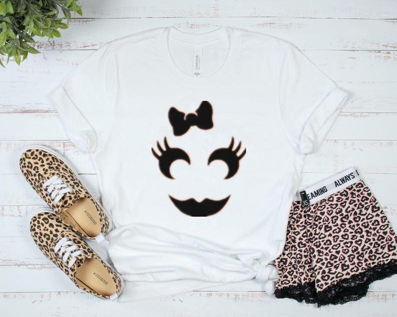 Women' T Shirts Halloween Shirt Pumpkin Face Fun Short Sleeve Top Tees O Neck Streetwear Harajuku Cotton Y2k Funny Drop, Gray
Women' T Shirts Halloween Shirt Pumpkin Face Fun Short Sleeve Top Tees O Neck Streetwear Harajuku Cotton Y2k Funny Drop, Gray