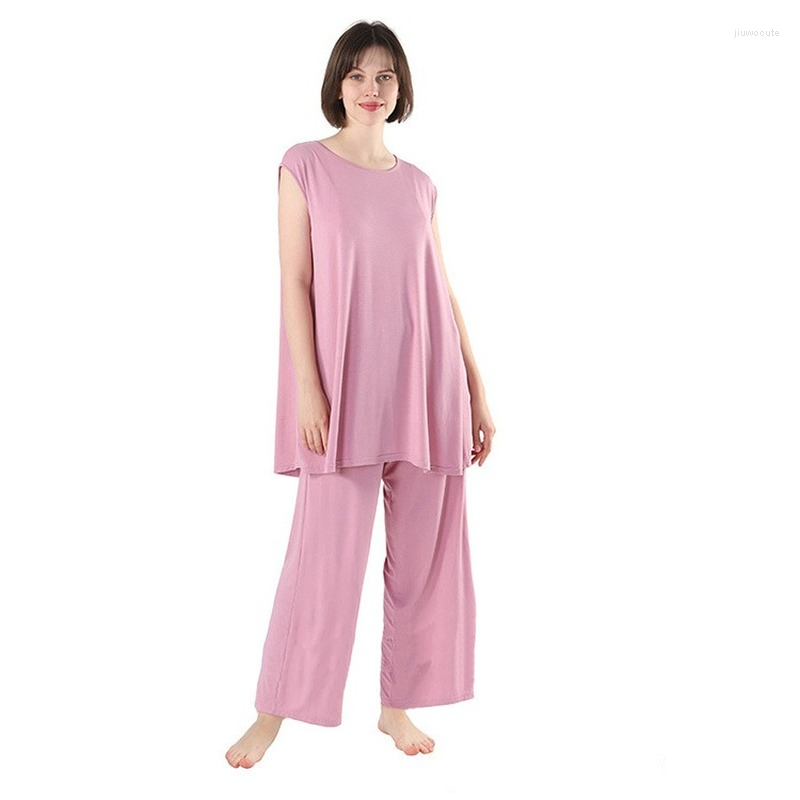 Women's Sleepwear Oversize Women Pajama Pants And Vest Set Casual Home Clothes Super Comfortable Soft Nightwear Pjs Two Piece Summer, Black 2
Women's Sleepwear Oversize Women Pajama Pants And Vest Set Casual Home Clothes Super Comfortable Soft Nightwear Pjs Two Piece Summer, Black 2