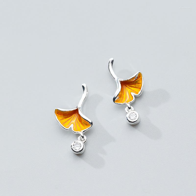 Stud Earrings MloveAcc Elegant 925 Sterling Silver Ginkgo Biloba Leaf With CZ Fashion Women Party Ear Jewelry
Stud Earrings MloveAcc Elegant 925 Sterling Silver Ginkgo Biloba Leaf With CZ Fashion Women Party Ear Jewelry