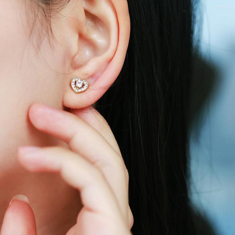 Stud Earrings Zircon Heart Sweet Gold Plated Temperament Love Earring Jewelry Fashion Wholesale
Stud Earrings Zircon Heart Sweet Gold Plated Temperament Love Earring Jewelry Fashion Wholesale