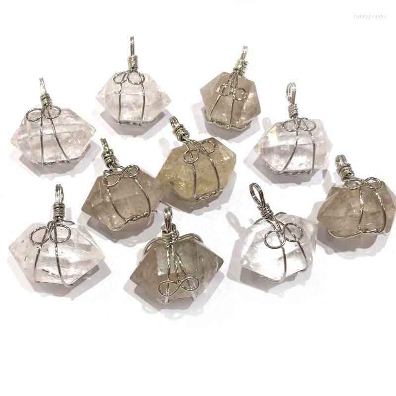 Charms Natural Stone Hand Made Crystal Pendant Irregular Shape For Jewelry Making DIY Necklaces Accessories Size:29x32mm
Charms Natural Stone Hand Made Crystal Pendant Irregular Shape For Jewelry Making DIY Necklaces Accessories Size:29x32mm