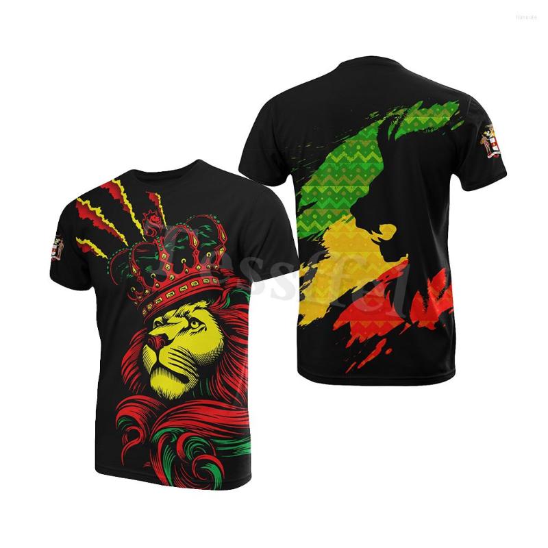 Men's T Shirts Jamaica Lion Emblem Summer Fashion 3D Print Tops Tee Tshirt Men Women Short Sleeve Shirt Streetwear Style-15, Color as picture
Men's T Shirts Jamaica Lion Emblem Summer Fashion 3D Print Tops Tee Tshirt Men Women Short Sleeve Shirt Streetwear Style-15, Color as picture