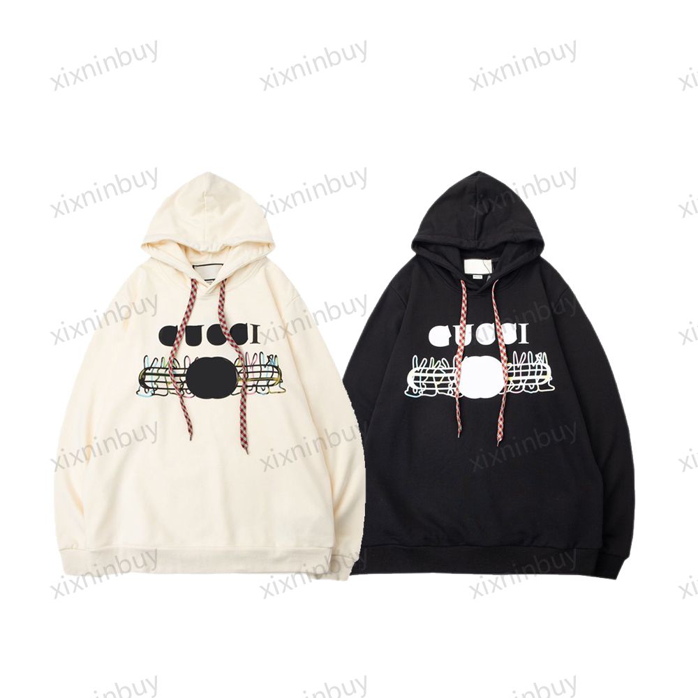 xinxinbuy Men designer hoodie Sweater Color rabbit letters print cotton casual fashion women black white Apricot XS-2XL, 01
xinxinbuy Men designer hoodie Sweater Color rabbit letters print cotton casual fashion women black white Apricot XS-2XL, 01
